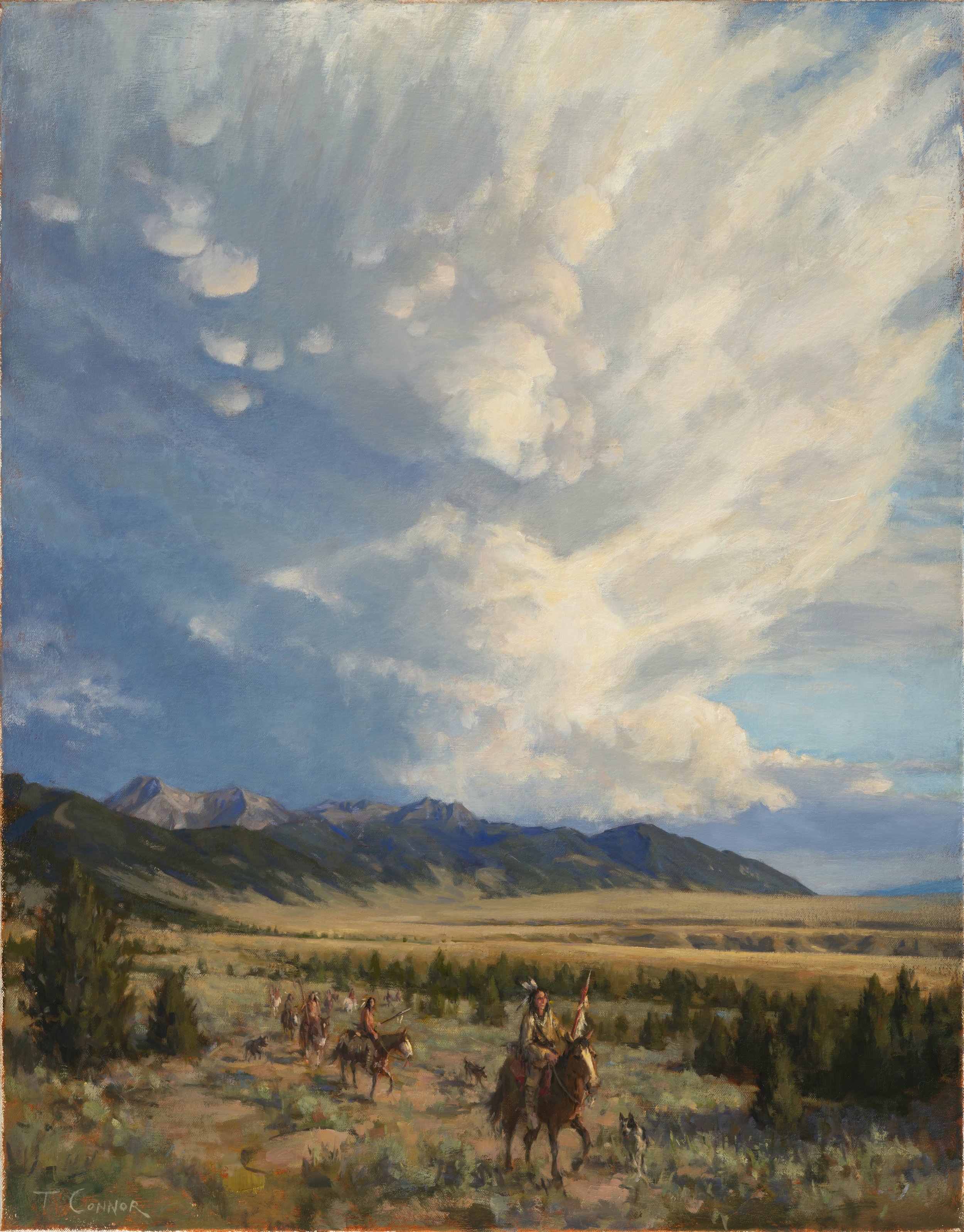 Storm Over Jack Creek Bench, 28x22.jpg