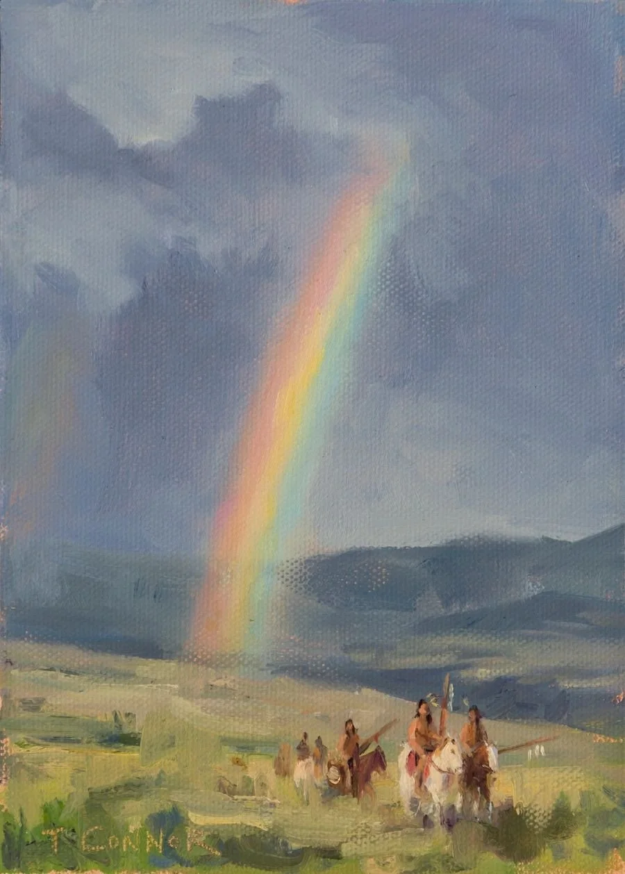 After Spring , 7"x5", Oil, SOLD