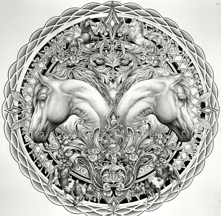 Duality in Ink and Crystals