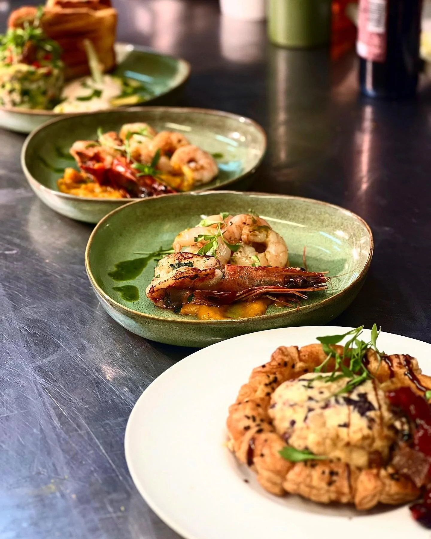 Match day set-up! Post match feast! 🖤💛💚 We are open all day from 12&hellip; Pop by or book online - we would love to see you 🍹🍷🍴🙃🍽️
