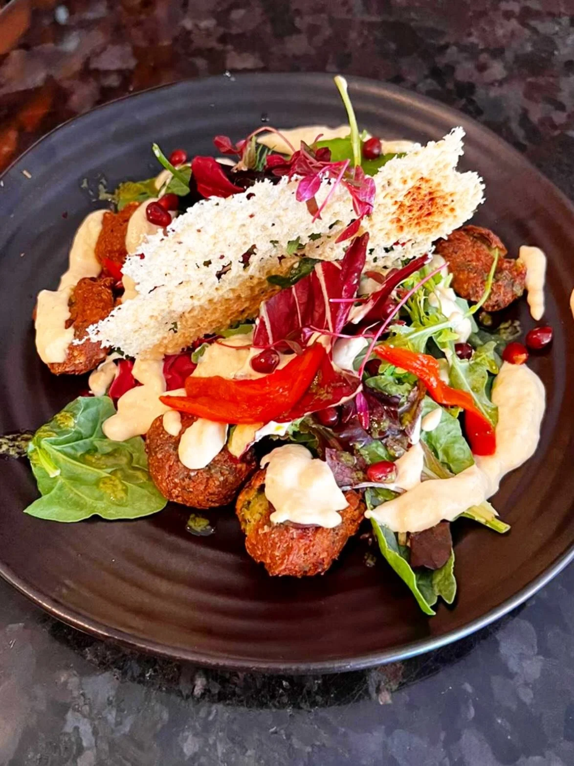 Salad days&hellip;. Summertime ⏰ is here! Stop by - we are open 12-eve&hellip;. Hope to see you later&hellip; 🍽️🥂🙃