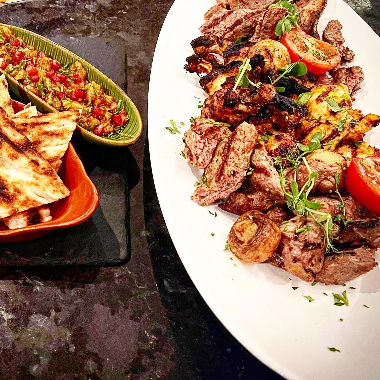 As we pass mid April&hellip; the weather is warming&hellip; the grill is on&hellip; we are open all day from 12! Pop by this weekend&hellip;. @rolycoxsax live Saturday Eve&hellip; enjoy some chilled Sax vibes while feasting! 🍽️🍷🎷