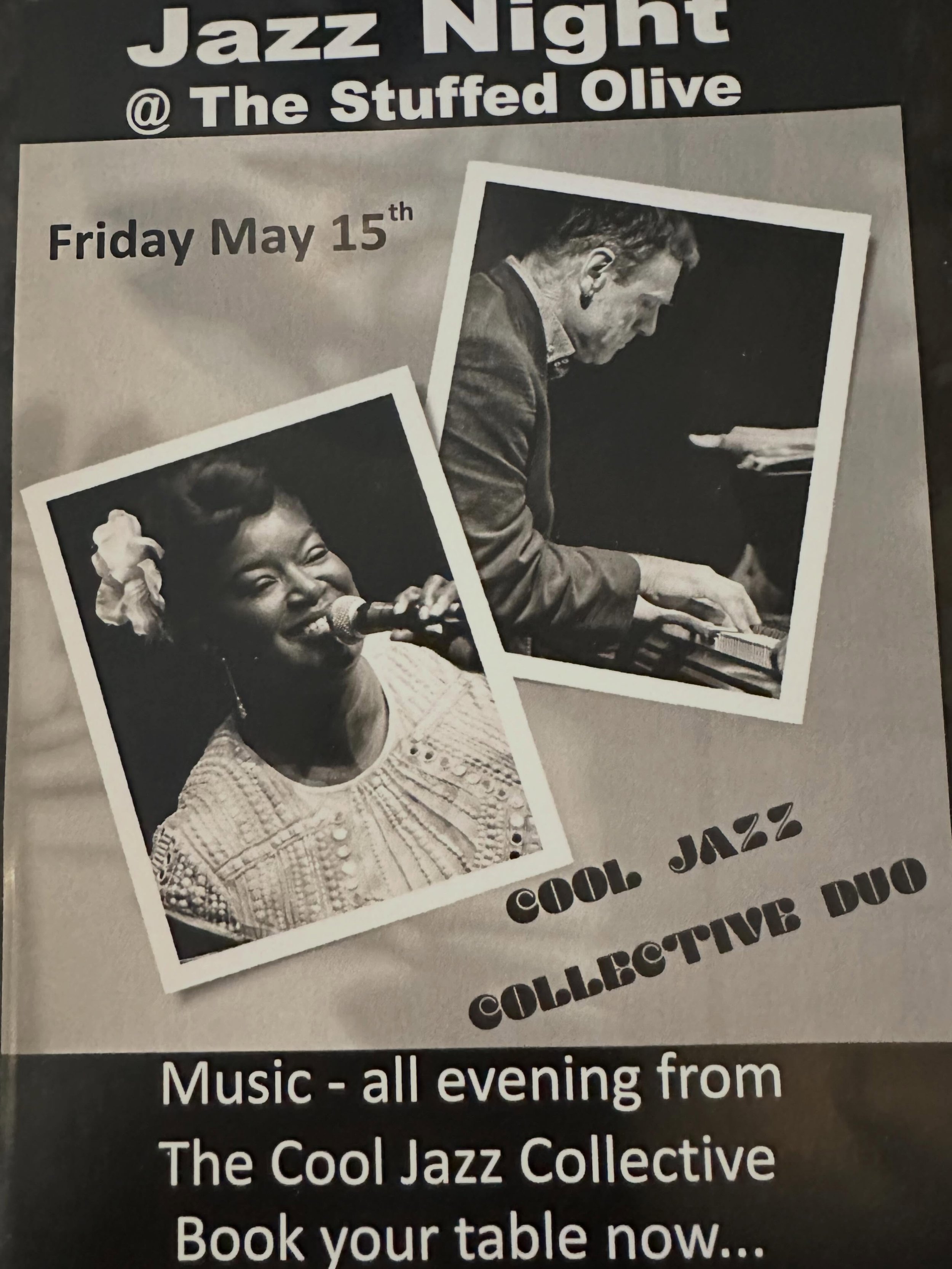 😱 Time flies! Next Friday we have the Cool Jazz Collective playing live all evening&hellip; book your table for dinner now! Don&rsquo;t forget - open all day every day from 12&hellip; 🍽️🥂