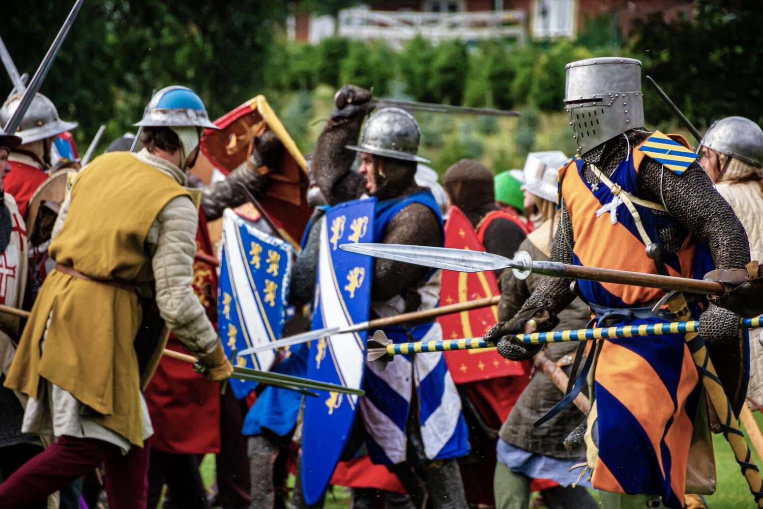 The Battle of Evesham re-enactment