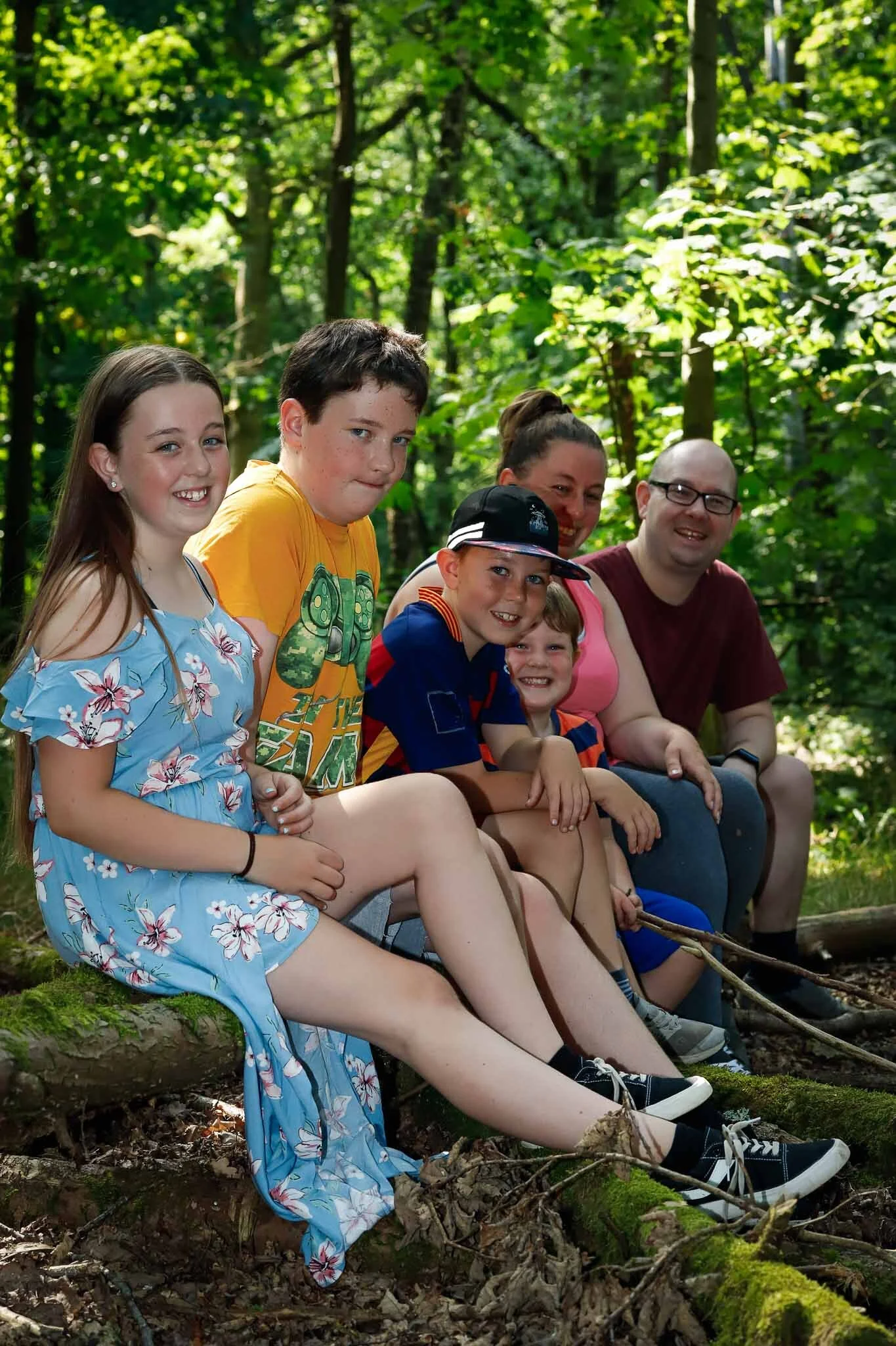 One of the things the Dean family love is exploring and playing in woodland, it was a pleasure to accompany them and take shots on one of their first trips out after lockdown