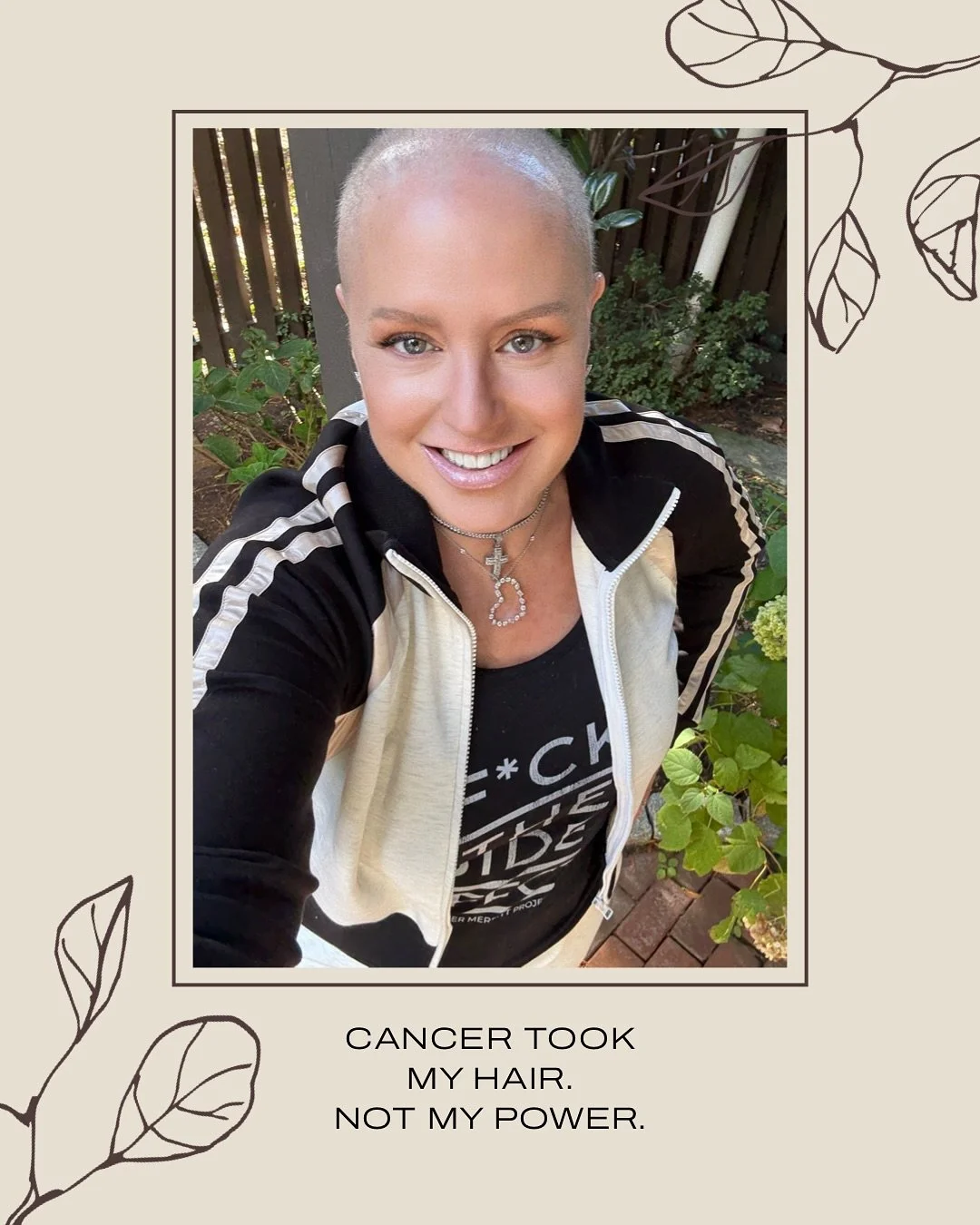 Cancer took my hair. Not my power. 💥
No wig. No filter. No apologies — just real strength, side effects and all.
I read Tyler Merritt’s book This Changes Everything in April, about two months before I was diagnosed with ovarian cancer,