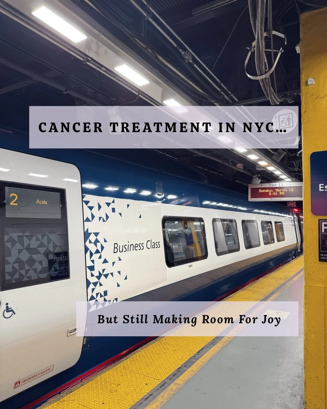 I&rsquo;m not waiting for someday.

Back in NYC for my 3-month scan.

Trips like this come with a mix of emotions. Today I&rsquo;m just grateful to be here - walking the city, looking up, taking it all in.

Standing outside St. Patrick&rsquo;s Cathed