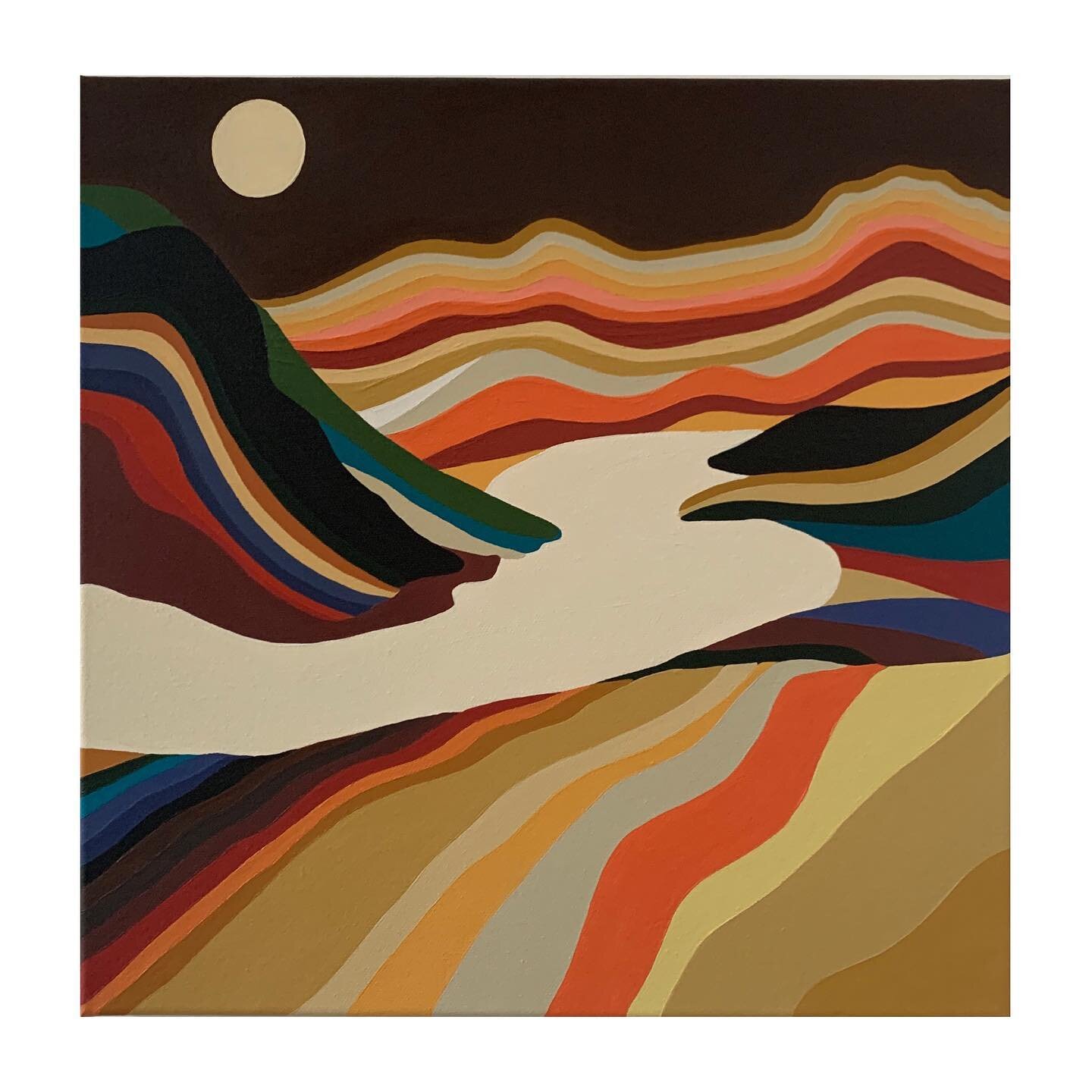 OUT NOW: My new website! Discover in my shop a collection of abstract paintings for buying 👉🏼 follow the link in my bio.
 
&lsquo;Moonlighted&rsquo; is now available. For more details please visit desiilker.com/shop
.
.
.
.
#abstractart #abstractpa