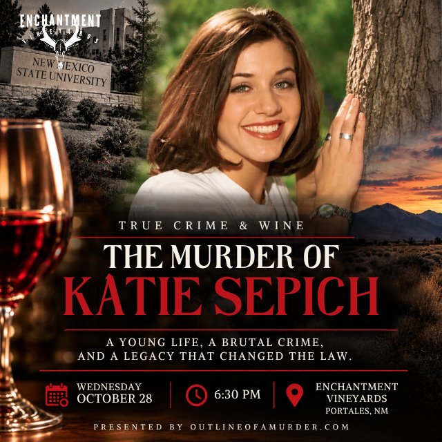 Enchantment Vineyards True Crime & Wine October