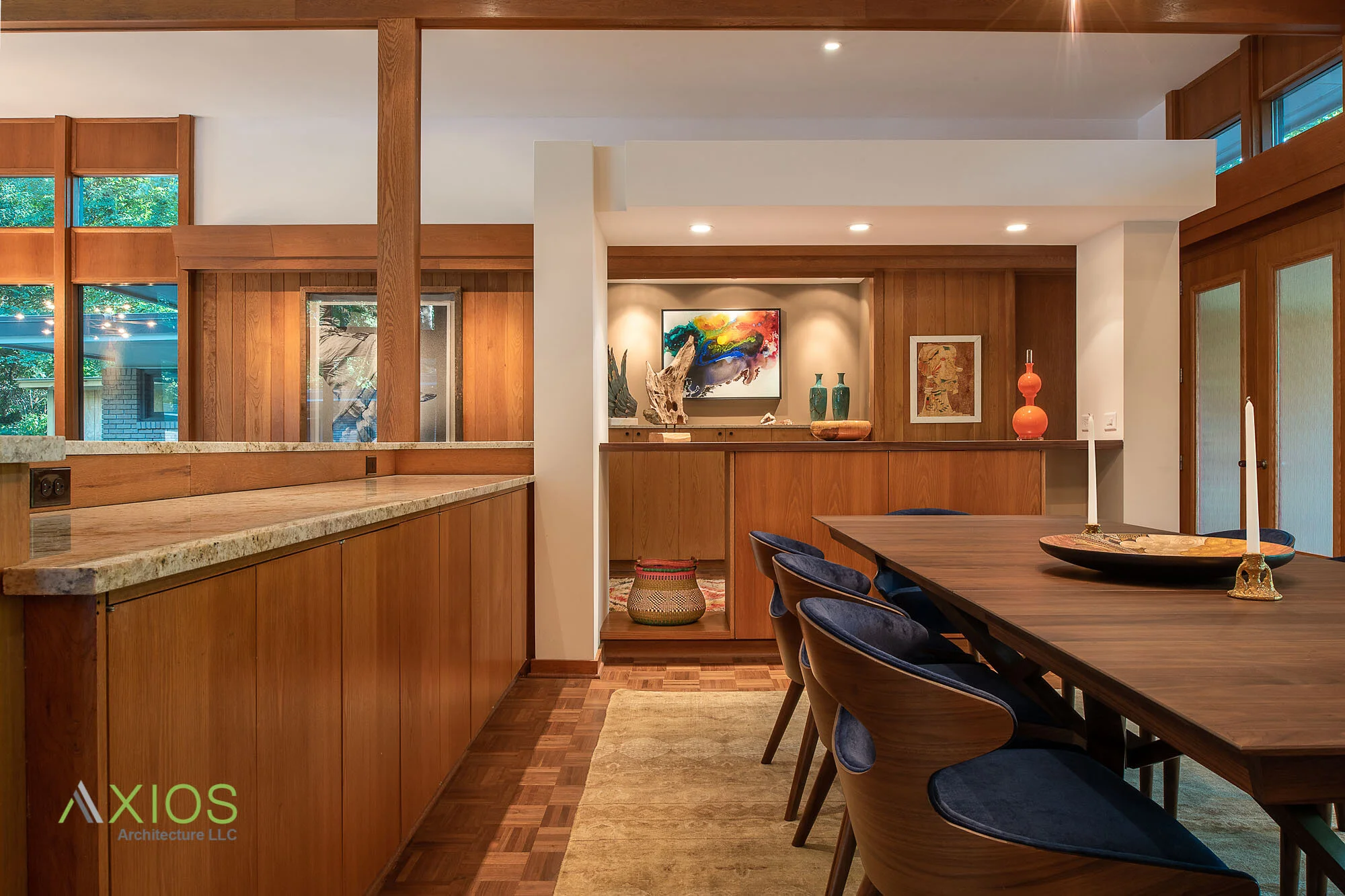 Axios Architecture remodels interior of house in Atlanta to open up space