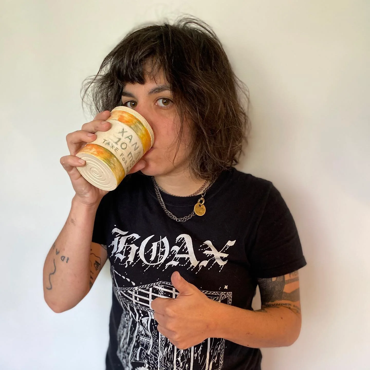 Hello world!  Finally, some relief!  Some more stoneware is available for sale on my website: marissapaternoster.com ~ link in bio.  All pieces are *one of a kind*. As always, 25% of profit goes to @phillyrua. 🎈