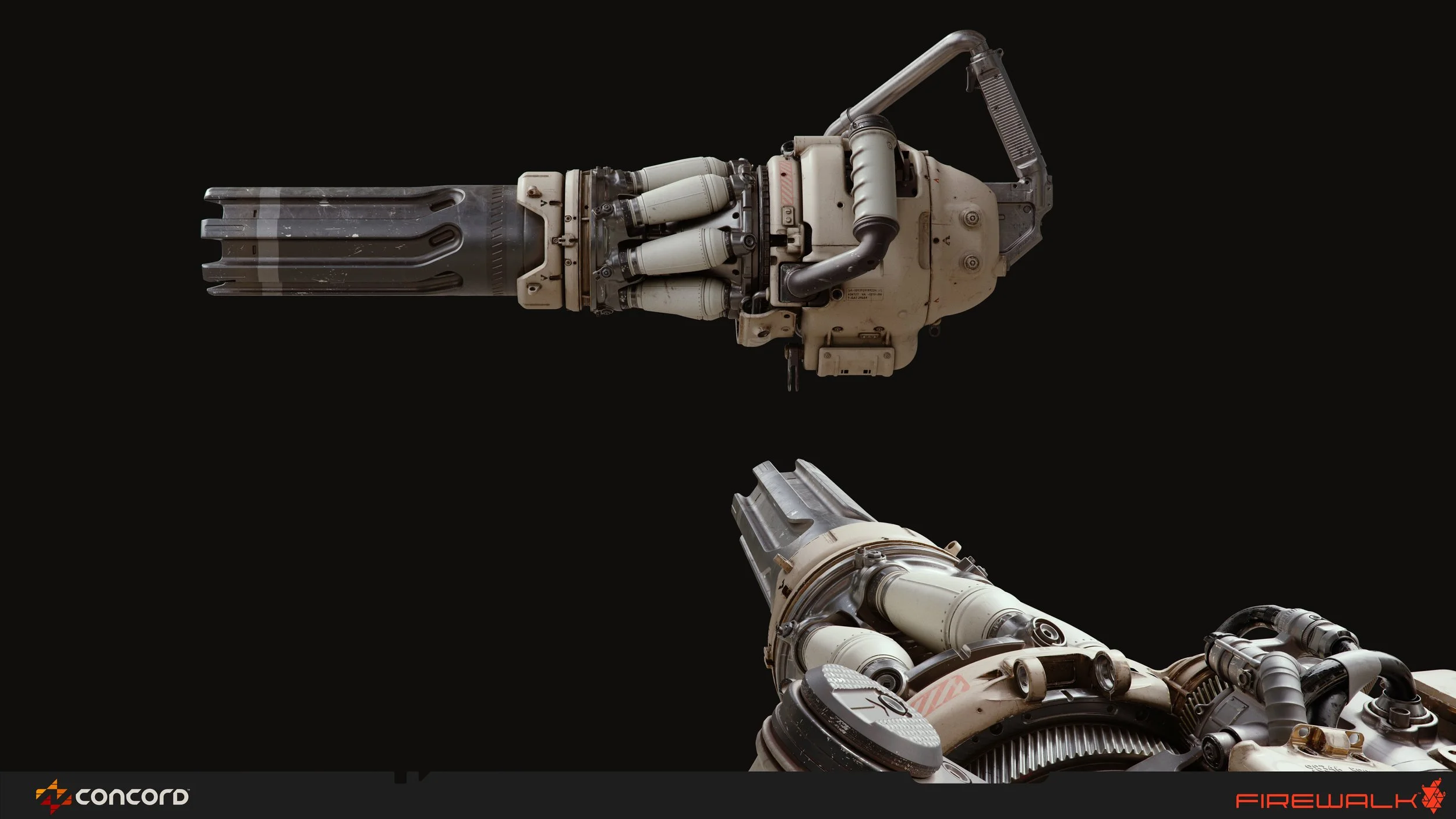 Weapon  concept design done for a scifi game concord