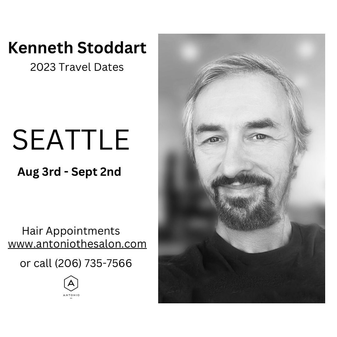 I am excited to announce that the dates are open for my upcoming visit to Seattle.  Aug 3rd - Sept 2nd. Book your appointment online at www.antoniothesalon.com or call (206) 735-7566. I&rsquo;m only working three days a week (Thu, Fri, Sat) therefore