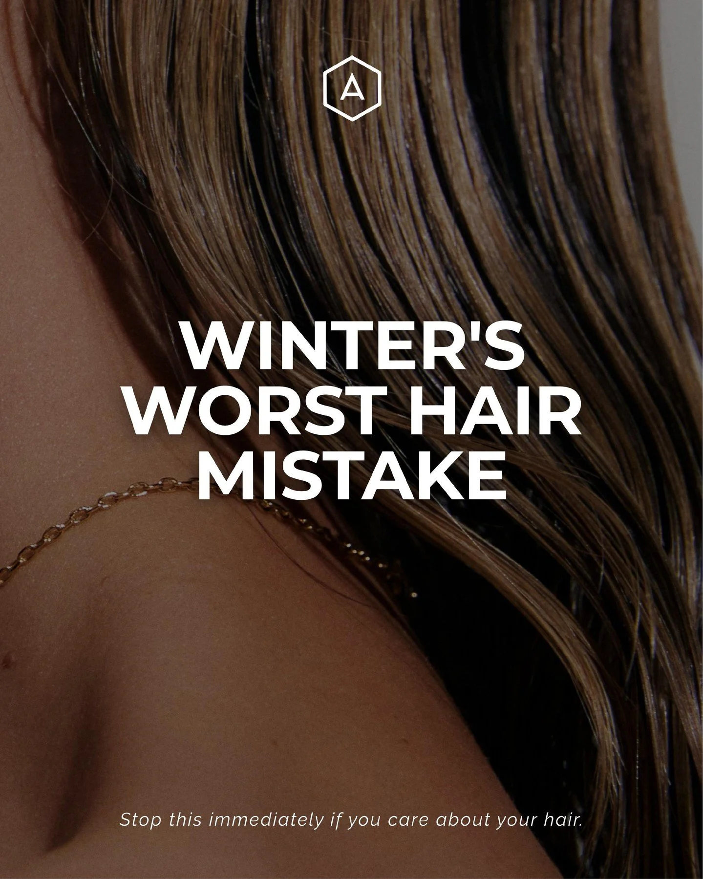 PSA: Going outside with wet hair in Seattle winters sabotages your hair goals ❄

Why it's damaging:

&rarr; Wet hair is fragile&mdash;stretches and breaks easily
&rarr; Cold air causes rapid contraction = mechanical damage
&rarr; Freezing temps can f