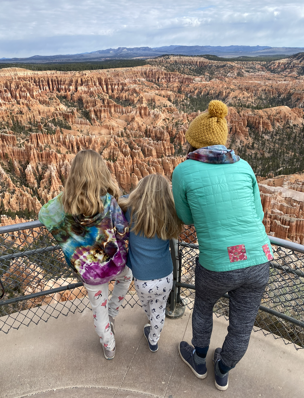 Early morning views from Bryce Canyon National Park - or as my youngest started to say at the end of the trip - “Not ANOTHER view!”