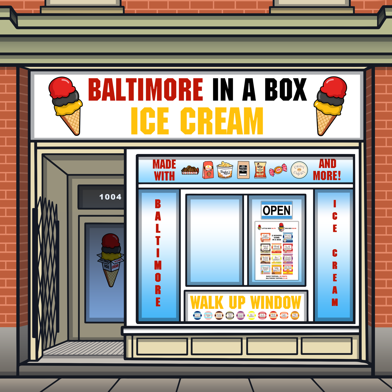 Order 1, 2, 3, 4 or 5 Pints for Store Pickup — Baltimore in a Box Ice Cream