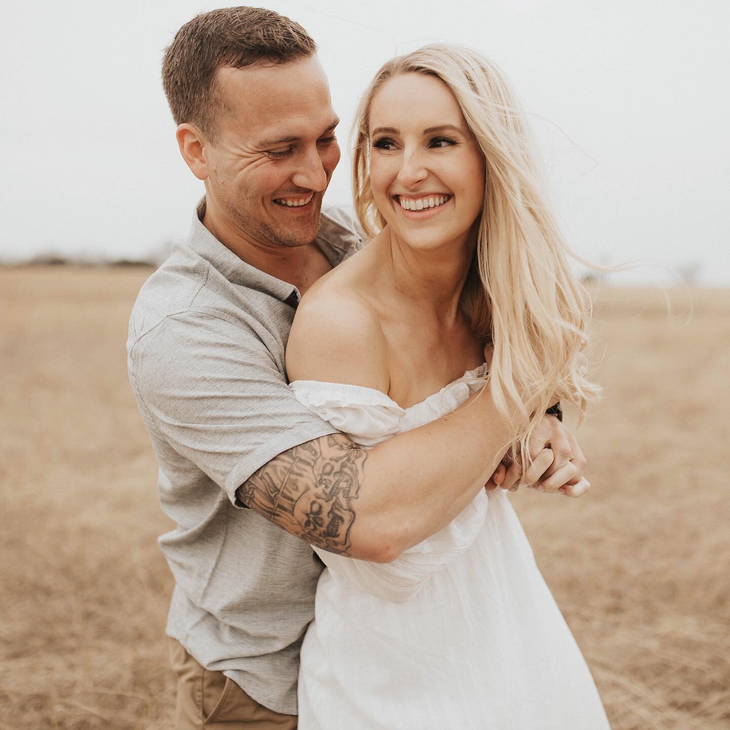 bringing some warmth to this cloudy texas week 🌼 tonight with these two was so fun - can&rsquo;t wait for their special day this fall!