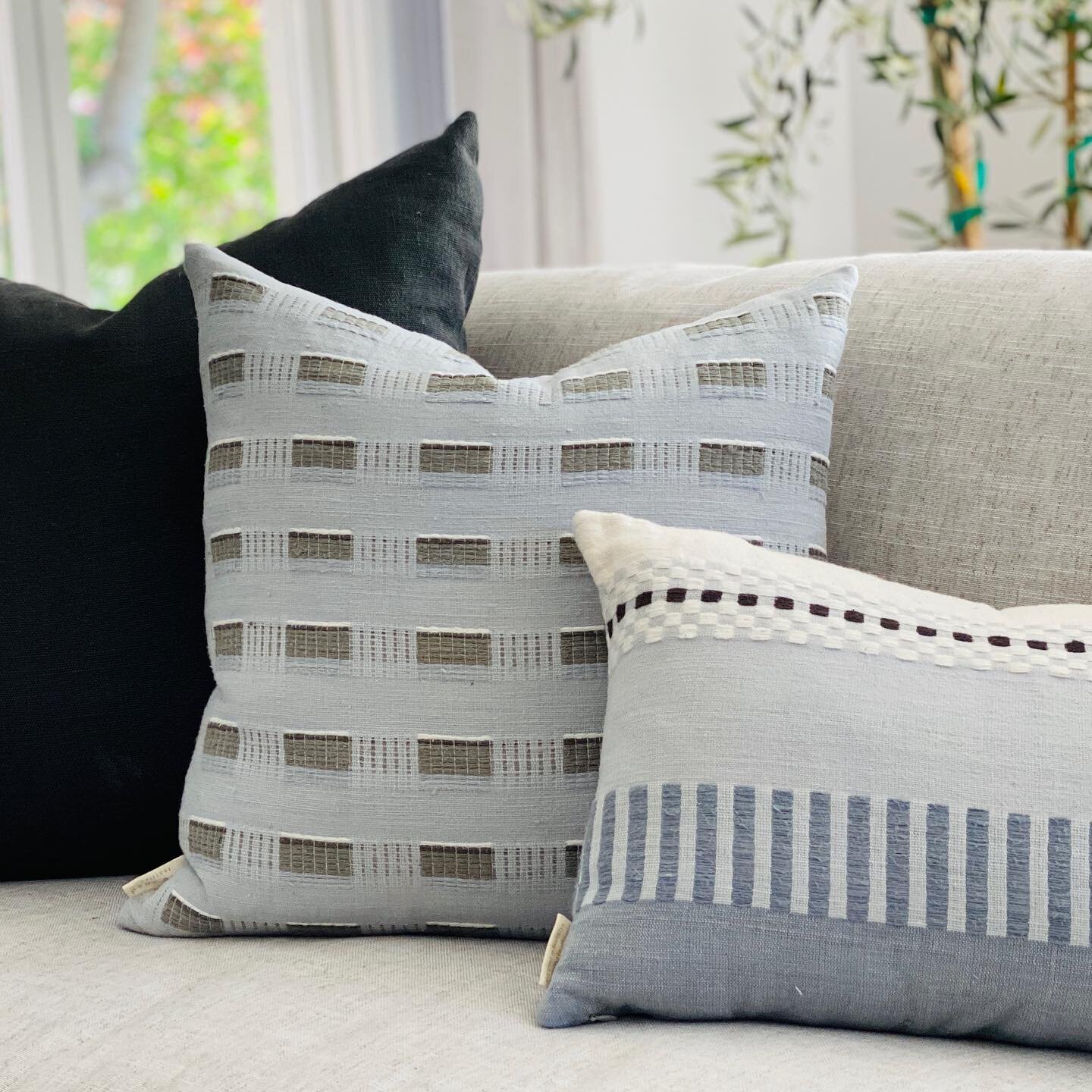Gorgeous pillows by @boleroadtextiles found at the always inspirational @shopmcmullen