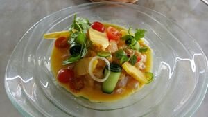 Pineapple Ceviche