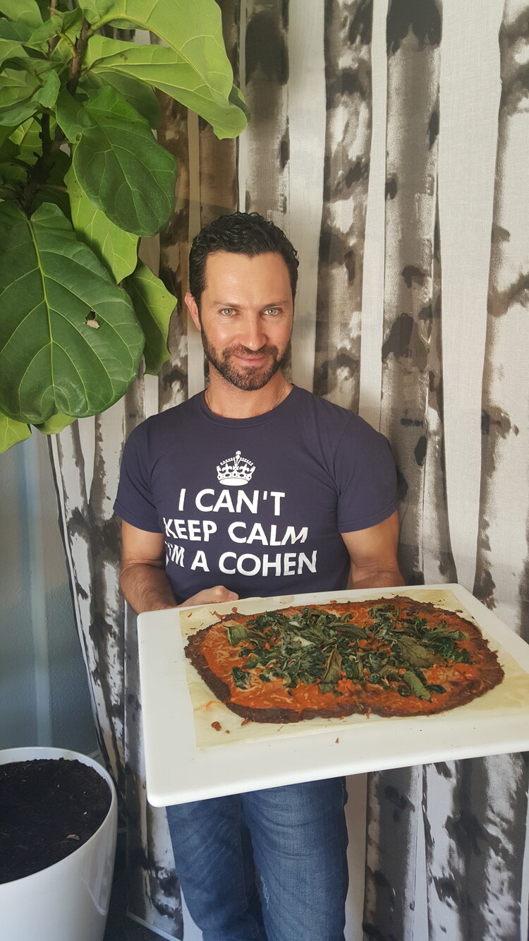 Broccoli And Cauliflower Crust Pizza