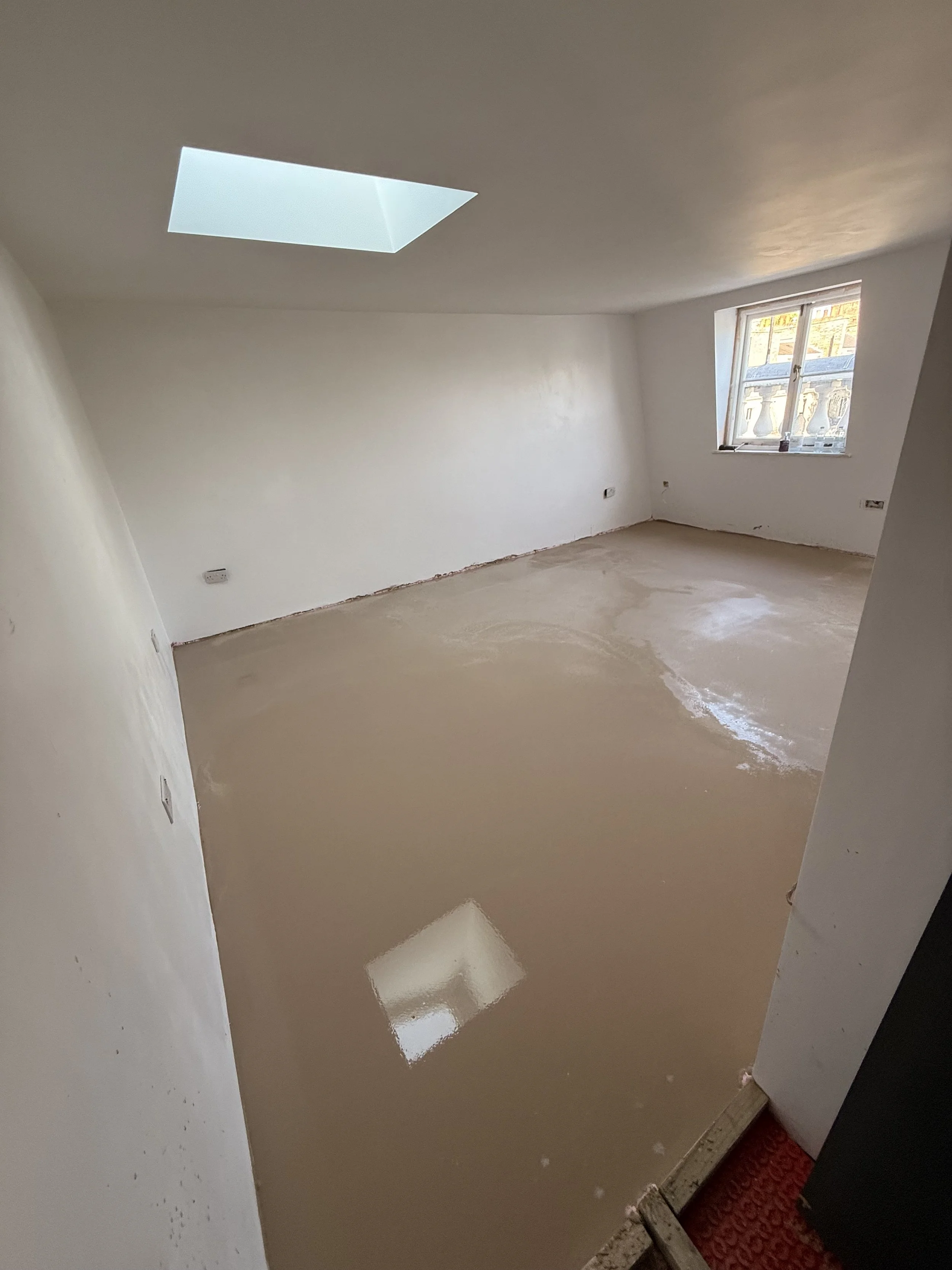 Compound layed out on top of the electrical heating.jpeg