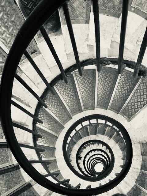 Spiral Staircase — Parisian Architectural Detail