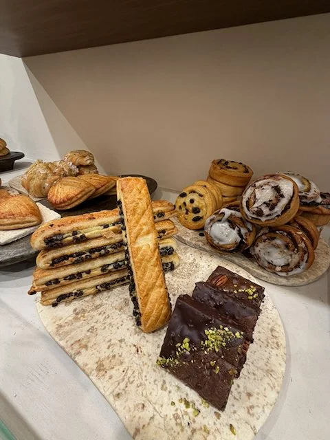 Assorted French pastries at Copain