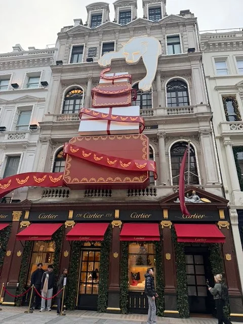 Cartier London Christmas storefront