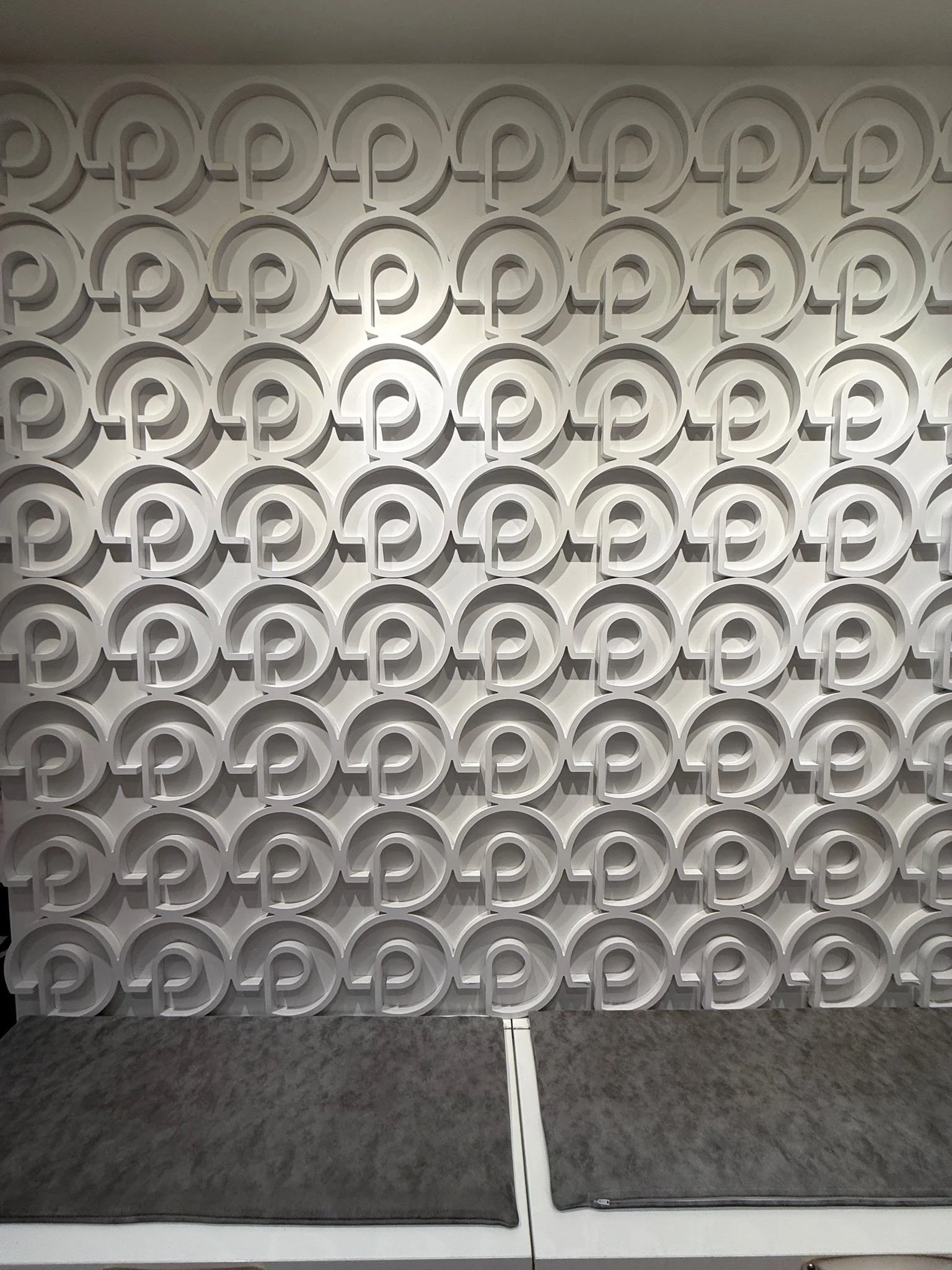 Textured Interior Wall at a Functional Fitness Studio