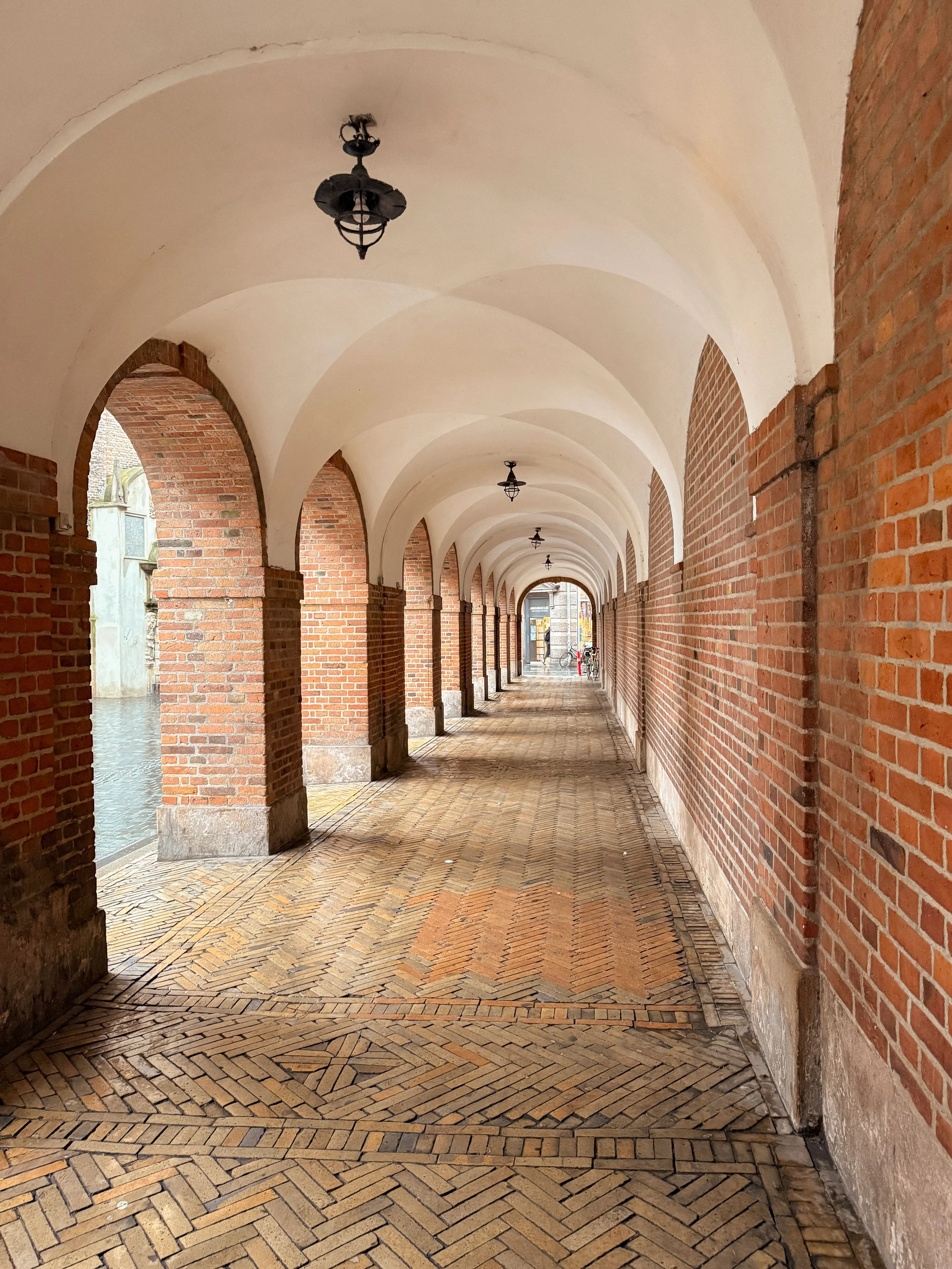 Arched Walkway in Historic Copenhagen
