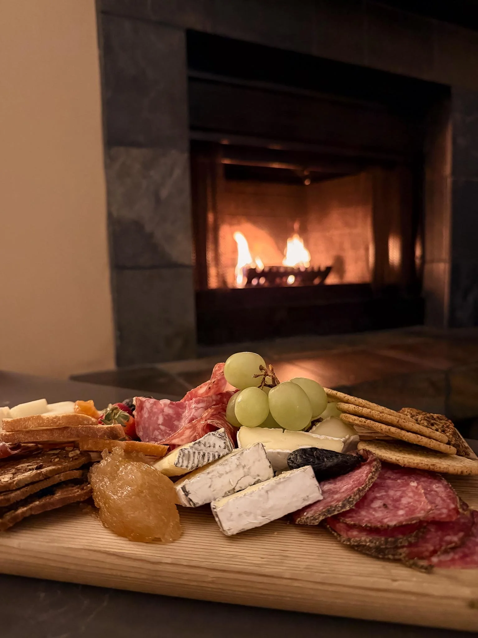In-Room Fireplace at Hilton Whistler Resort &amp; Spa