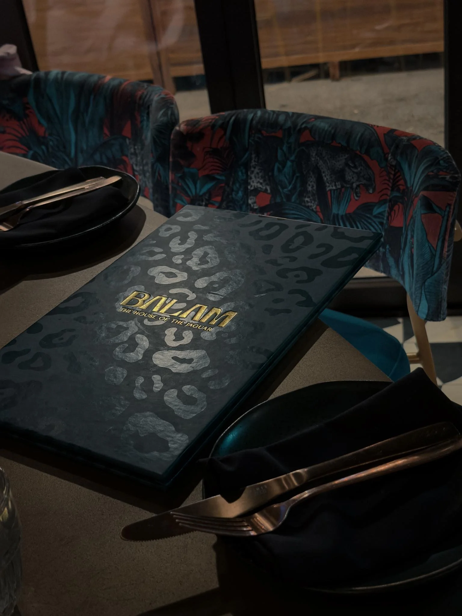 Cocktail Menu at Balam Restaurant, Whistler