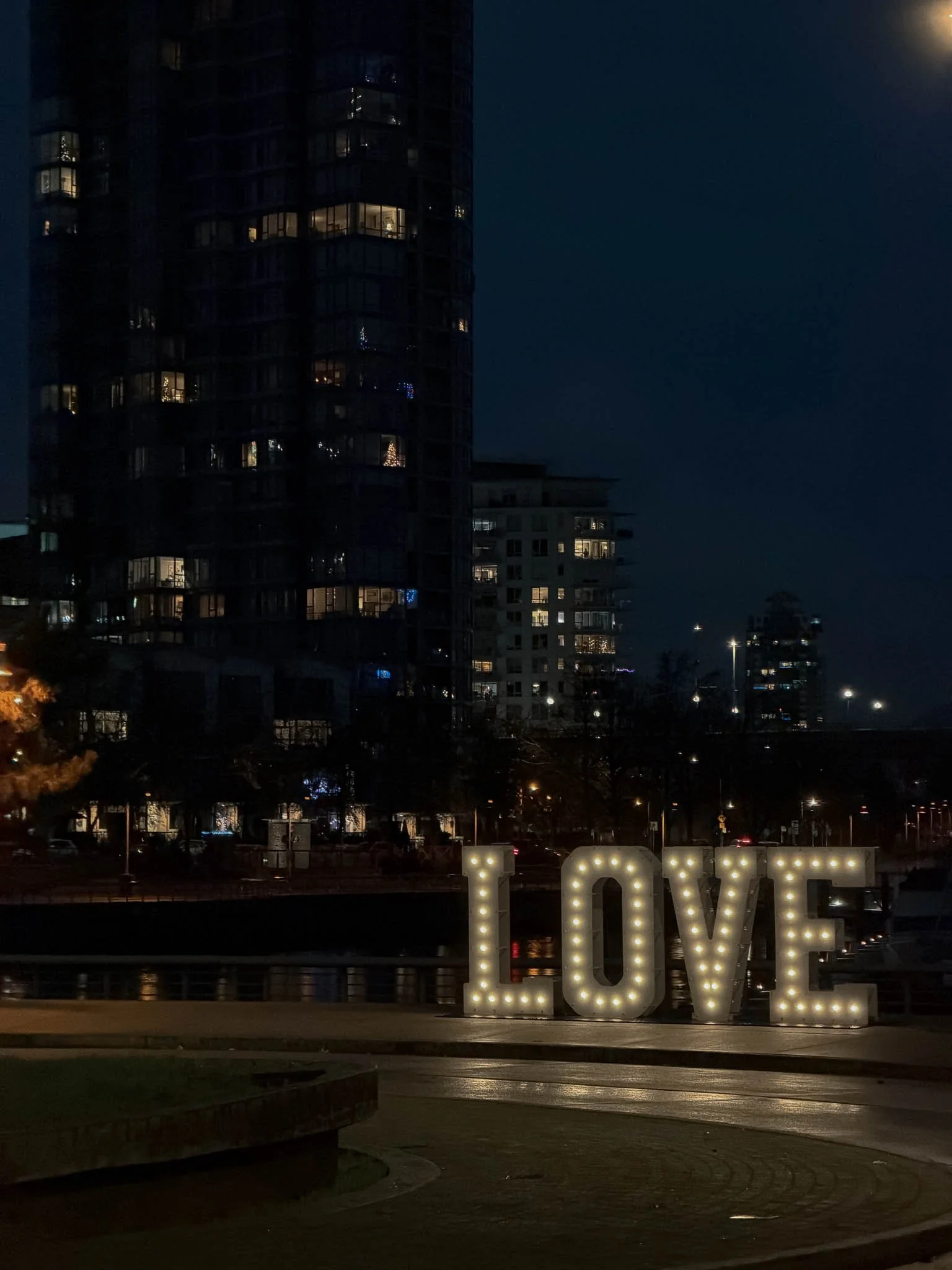 Vancouver Love Sign at False Creek