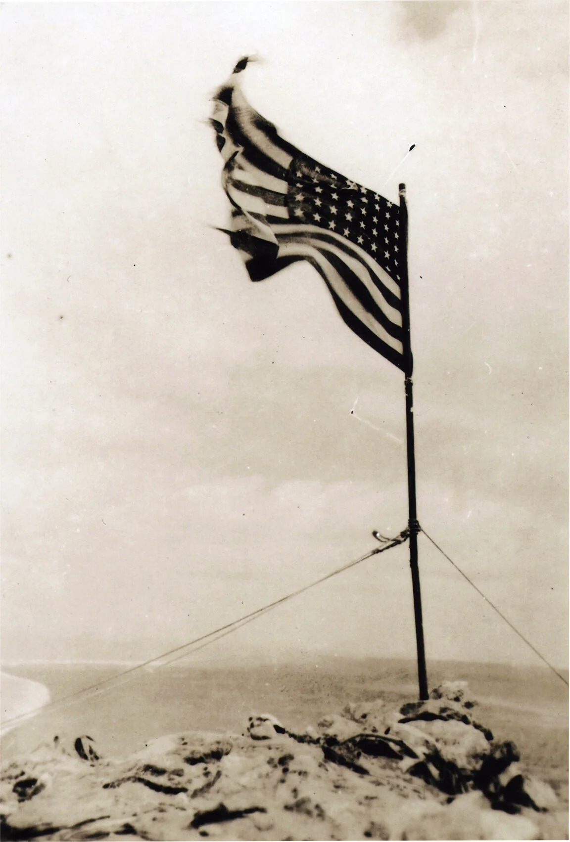 The flag on Iwo Jima