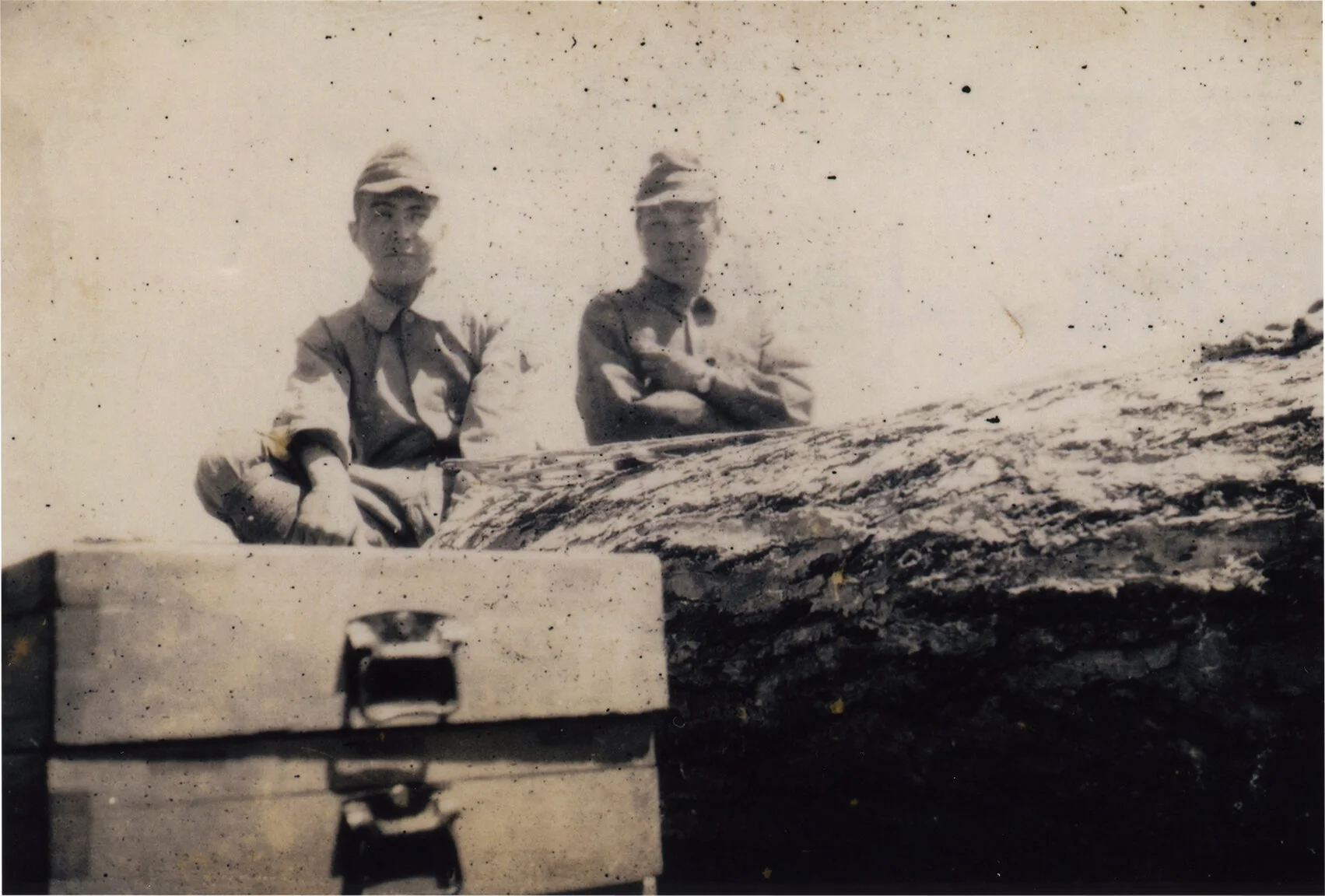 "I printed this from film I found on a Japanese soldier."