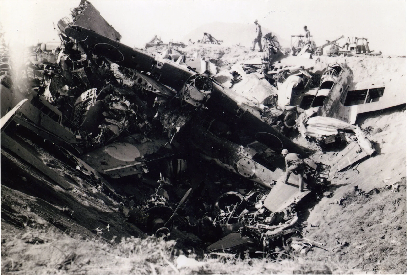 Airplane dump at No. 1 Airstrip