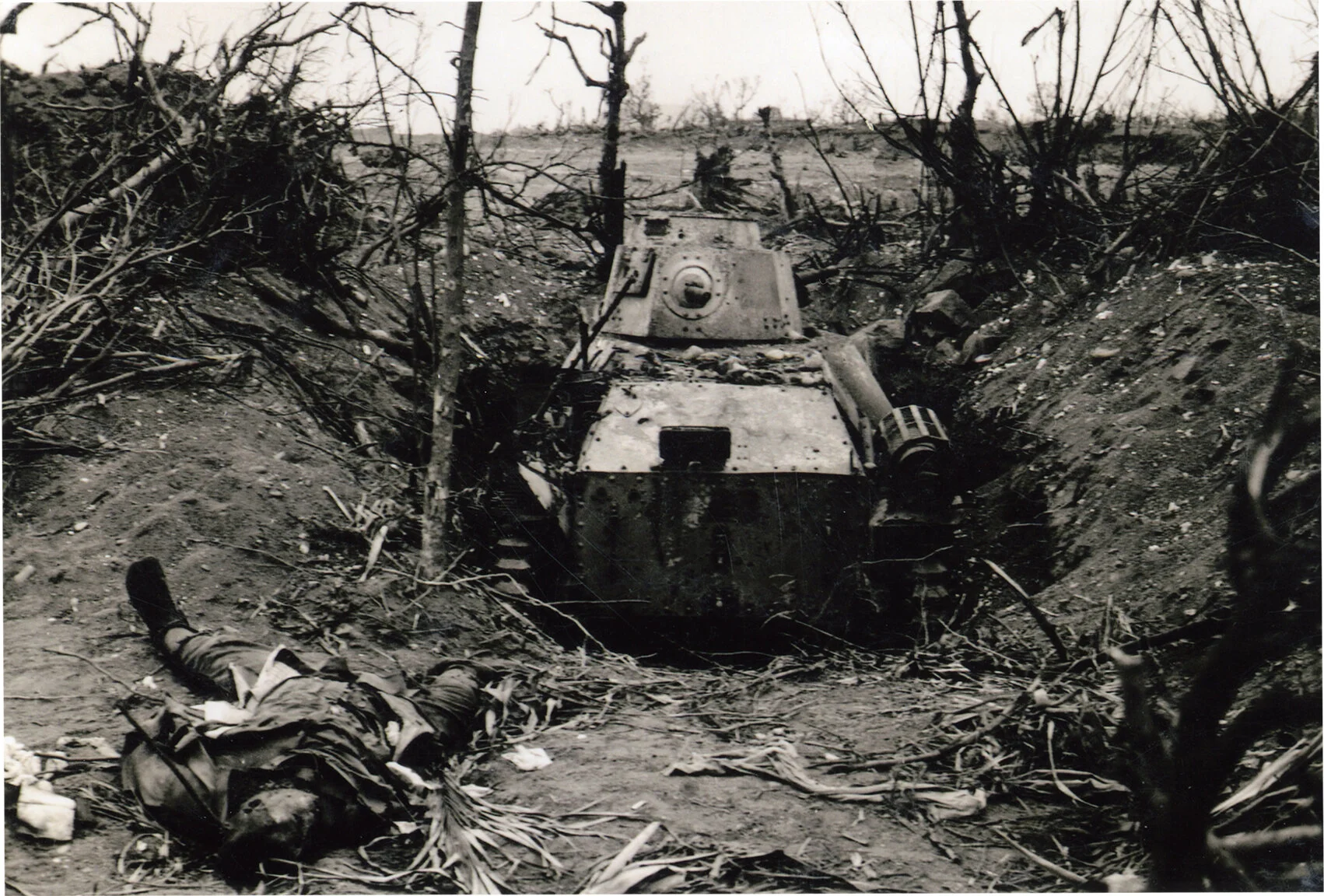 Tank revetment
