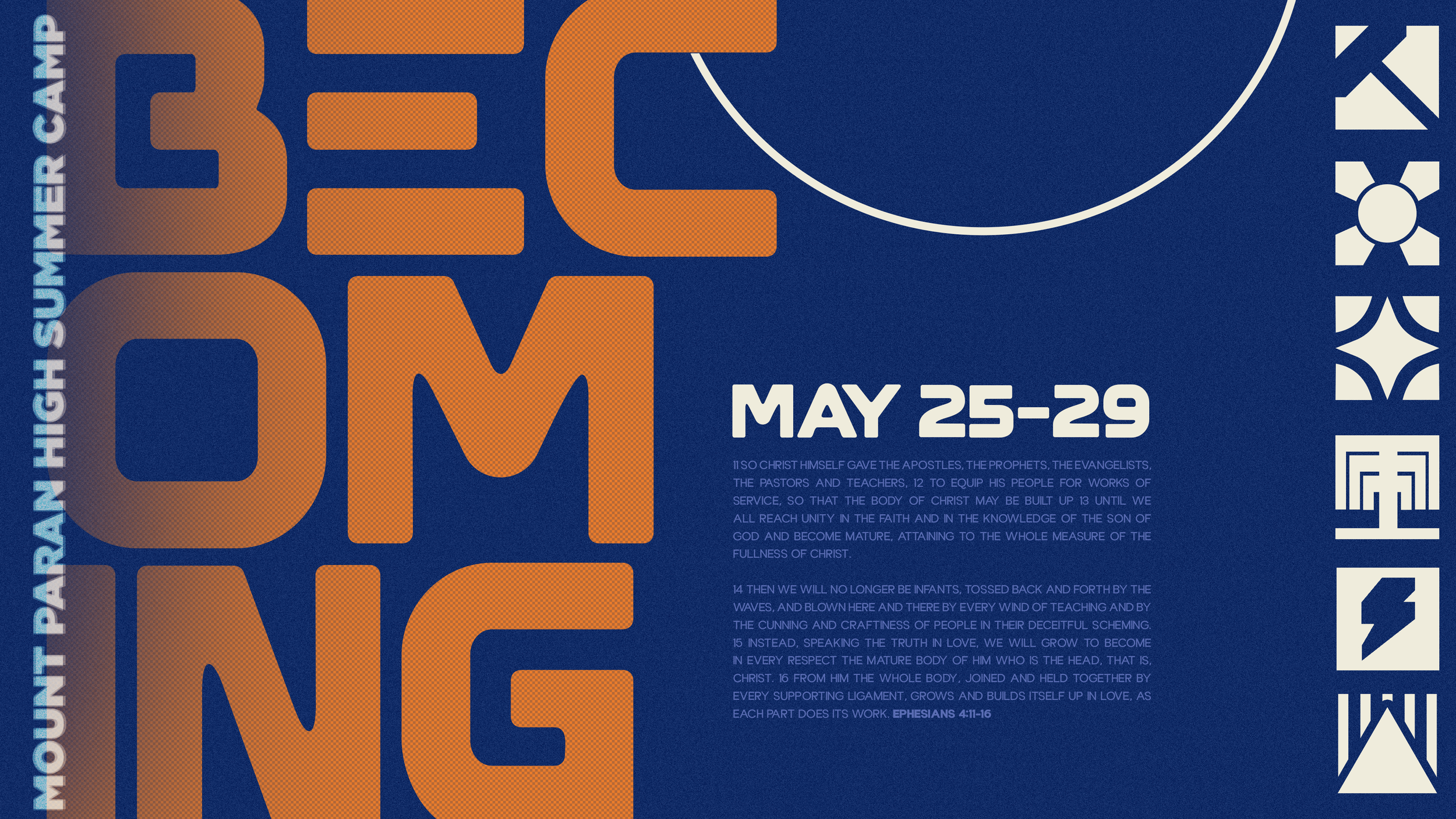 MOUNT PARAN HIGH CAMP: BECOMING