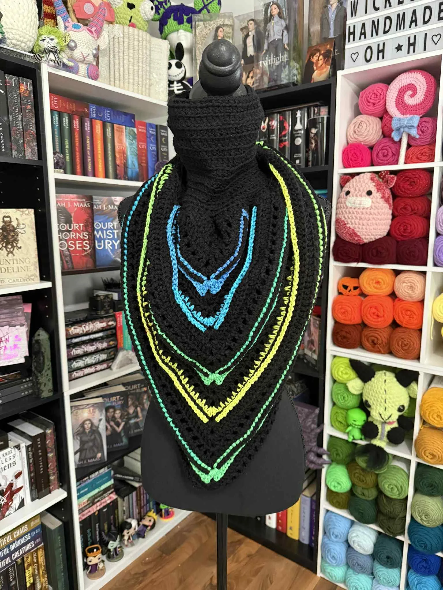 2.0 Wild Oleander Scarf - #4- ON HAND