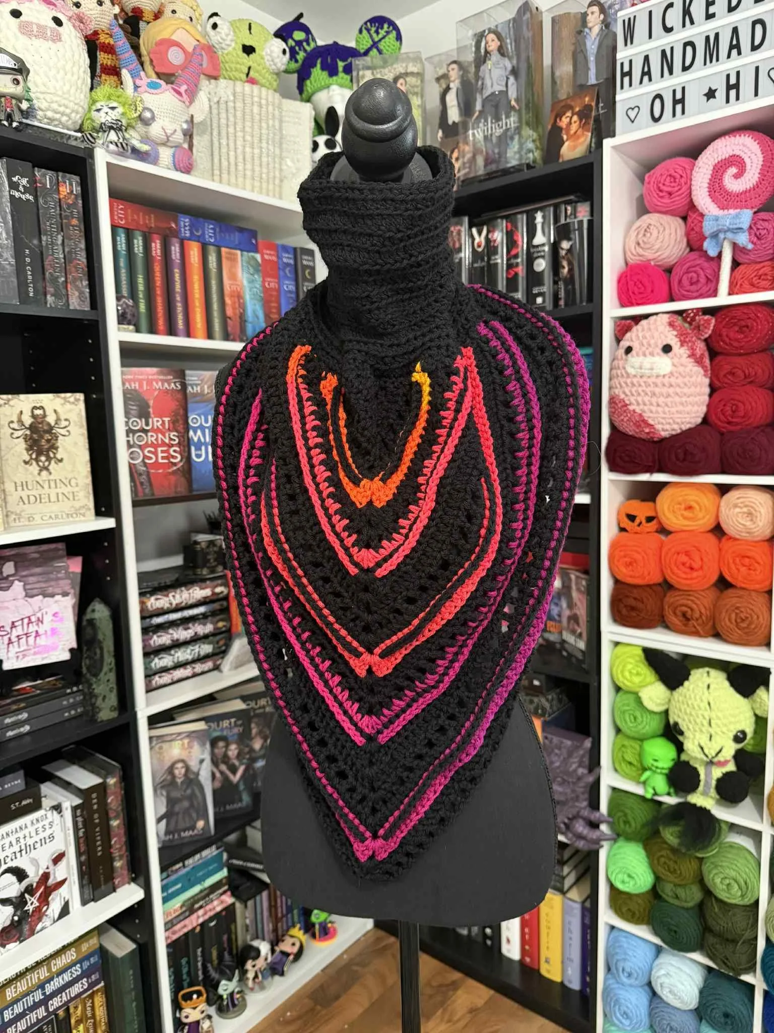 2.0 Wild Oleander Scarf - #1 - ON HAND