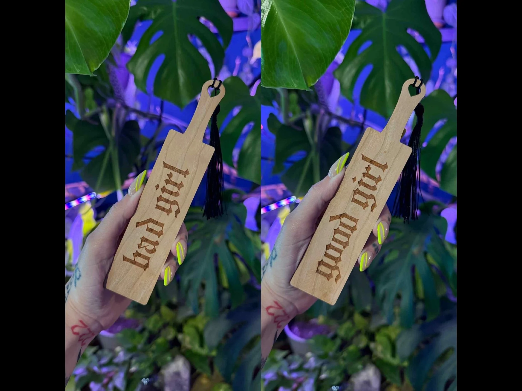 Good Girl / Bad Girl Book Mark MADE TO ORDER