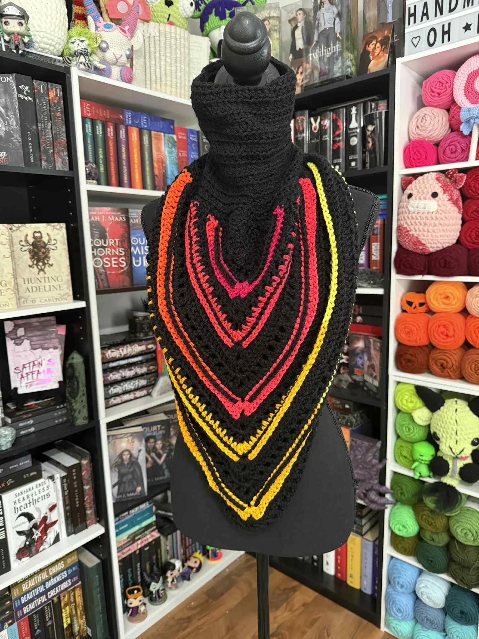 2.0 Wild Oleander Scarf - #3- ON HAND