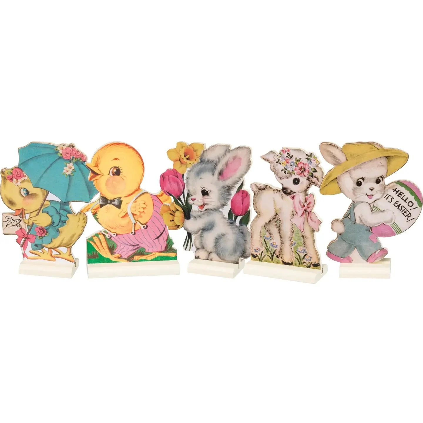 Wooden Easter Stand Up Animals
