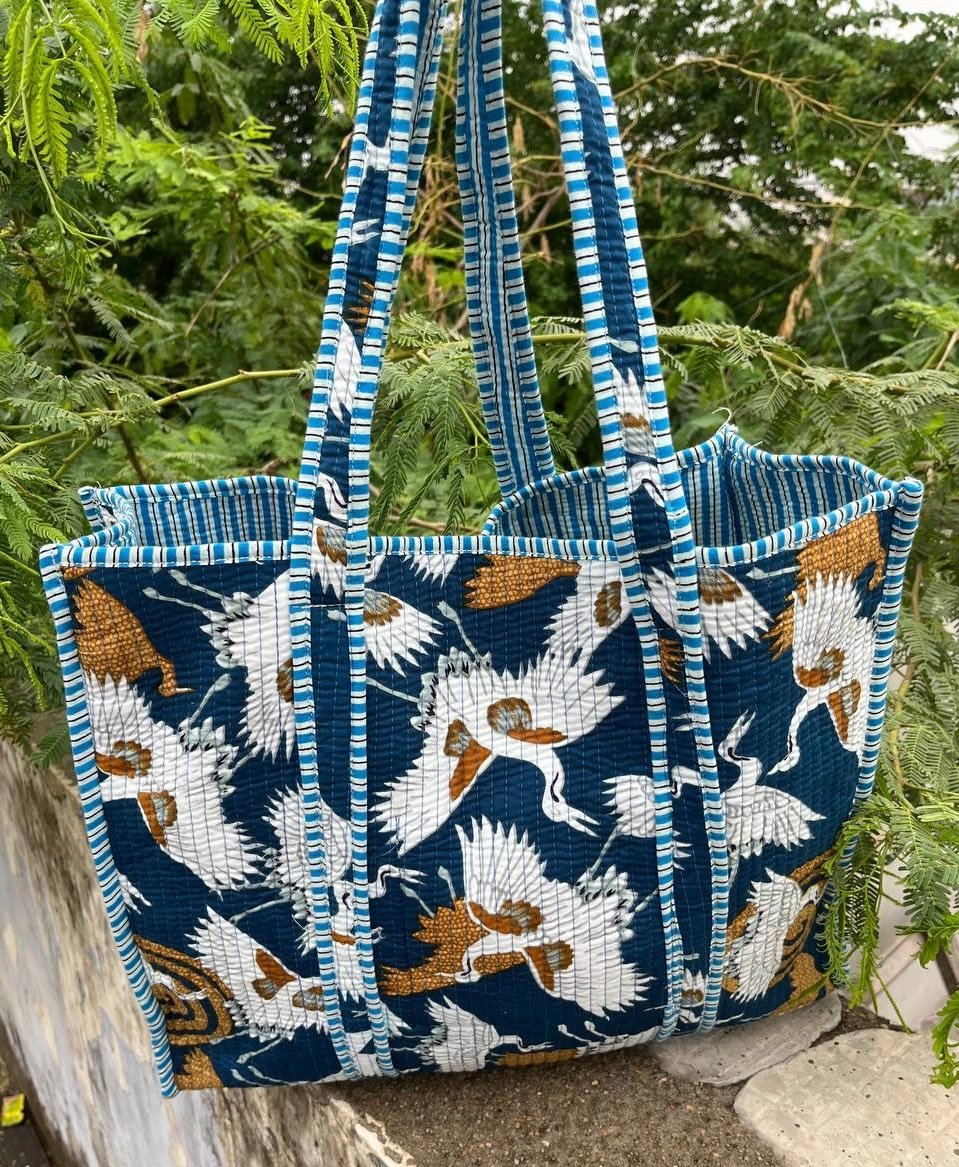 Quilted Handbag Tote