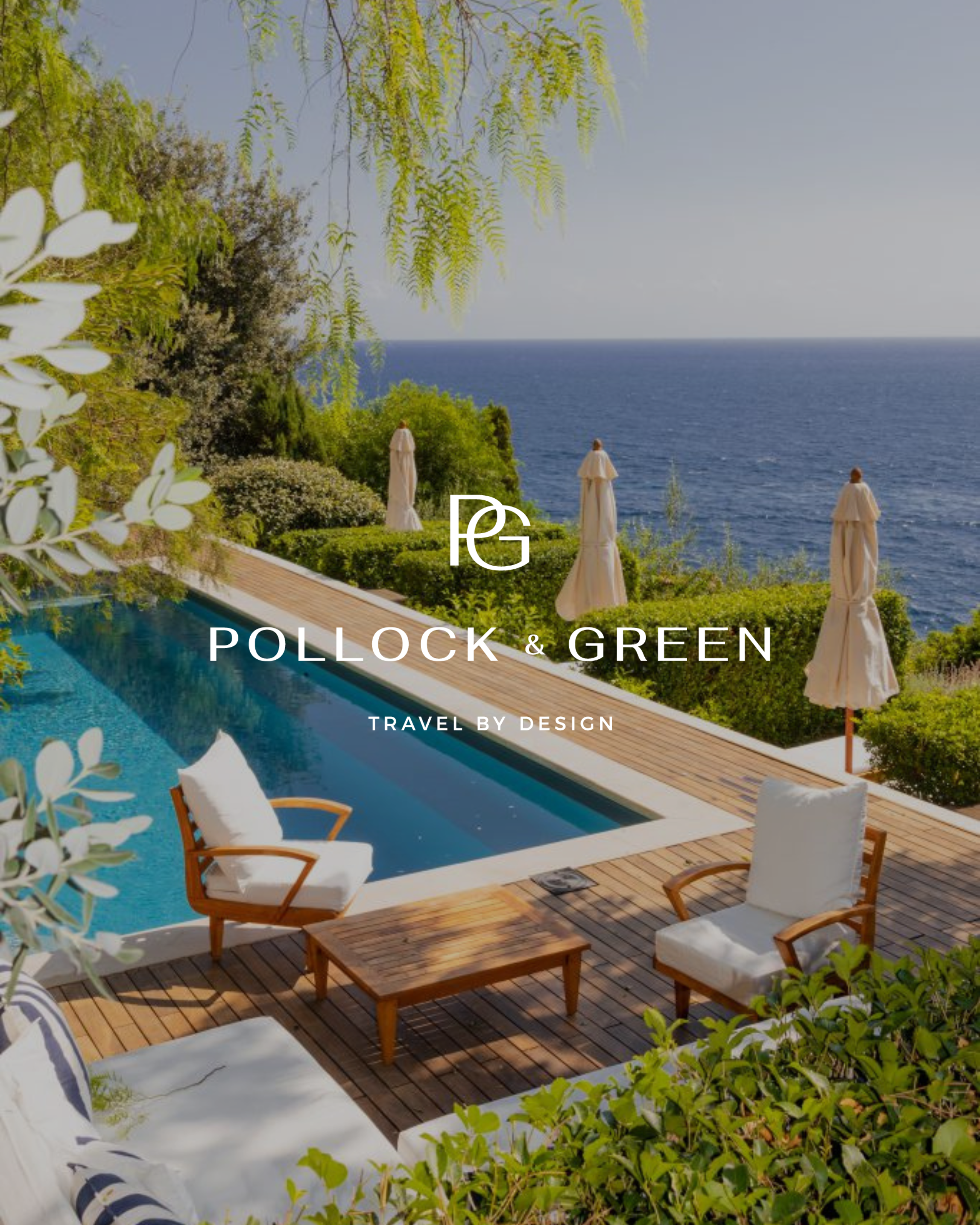 Pollock & Green Travel Advisors Branding by Kelston