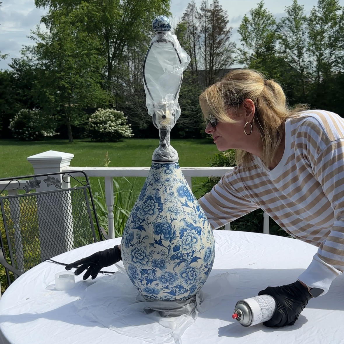 How to Update a Lamp – an Upcycle Story