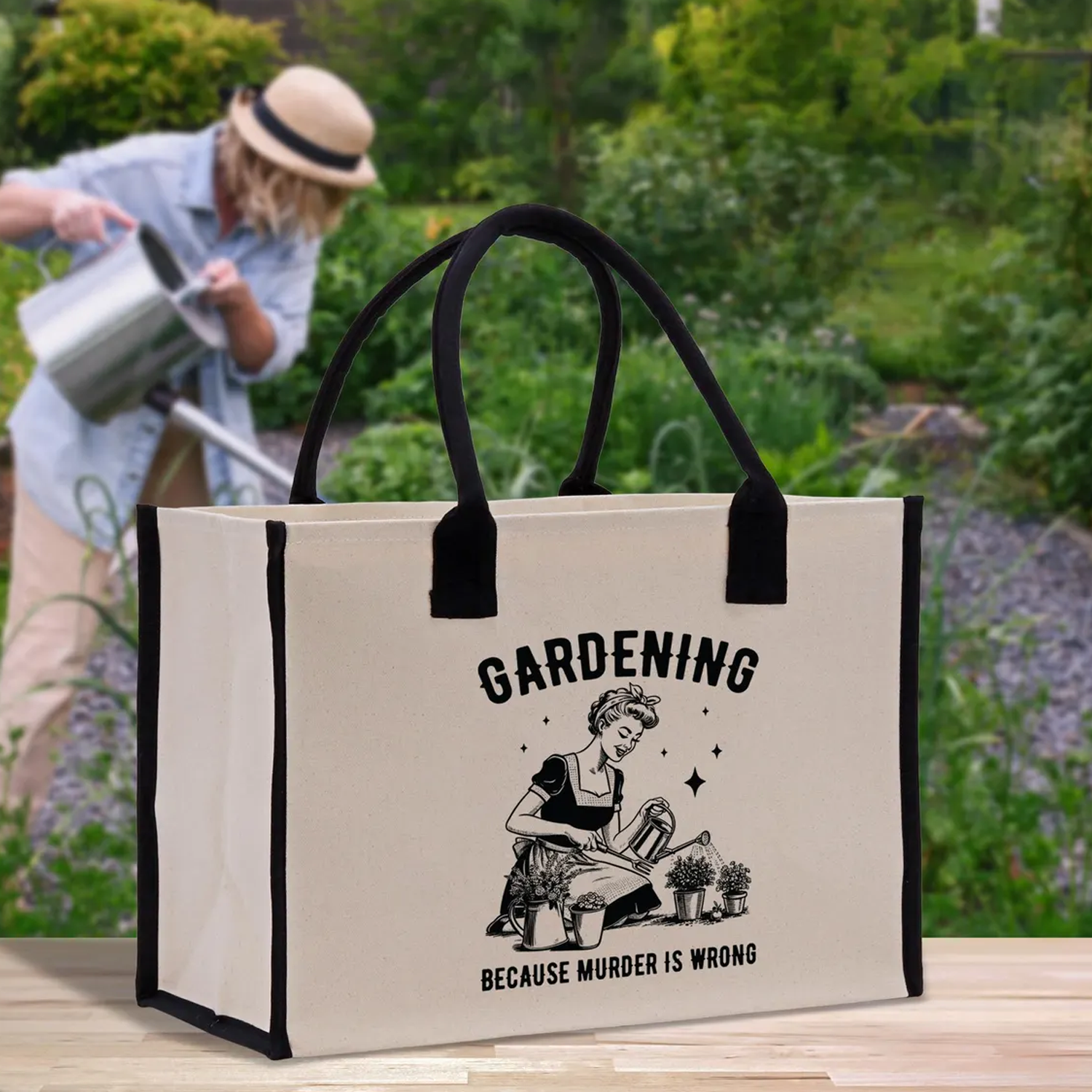 Funny Gardening Tote