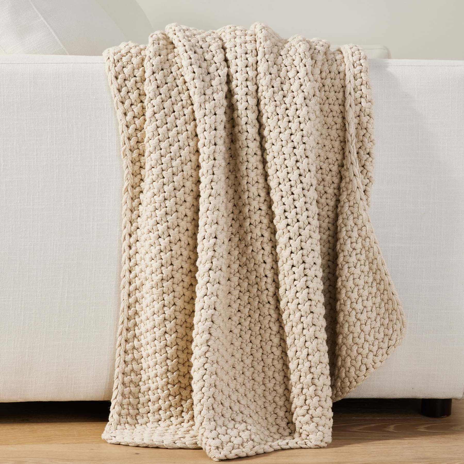 Bayside Seed Stitch Throw