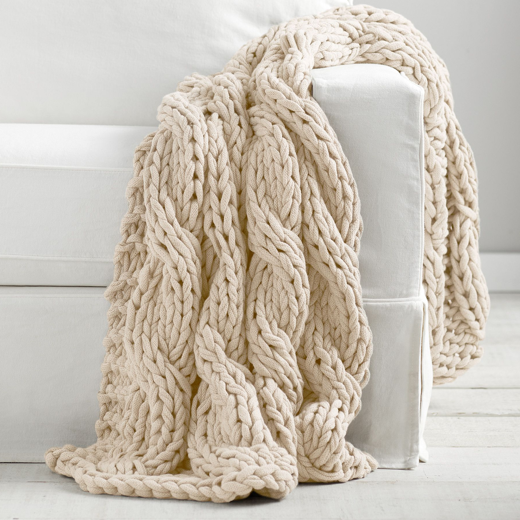 Colossal Handknit Throw