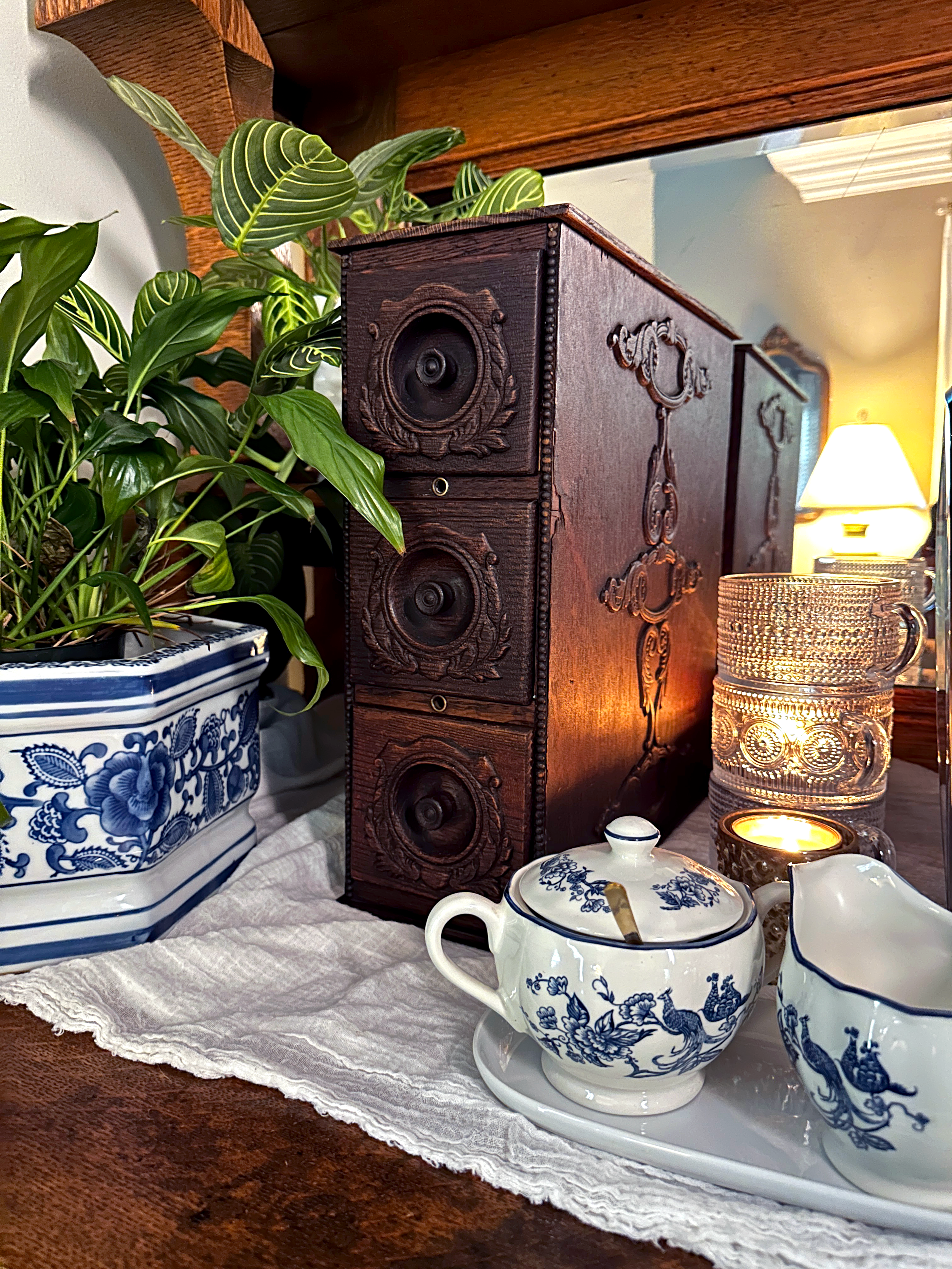 Turning a Vintage Sewing Machine Cabinet into a  K-Cup Holder